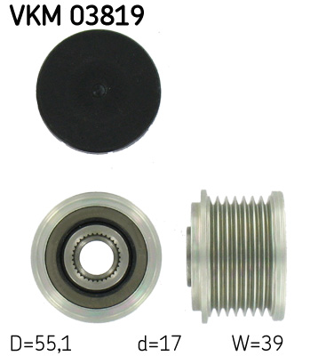 SKF Generátor szabadonfutó VKM03819_SKF